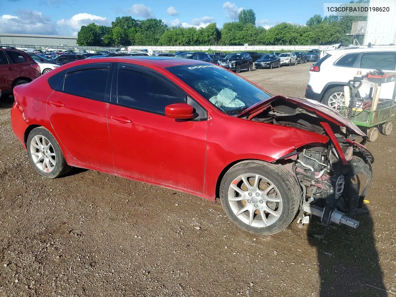 2013 Dodge Dart Sxt VIN: 1C3CDFBA1DD198620 Lot: 56808766
