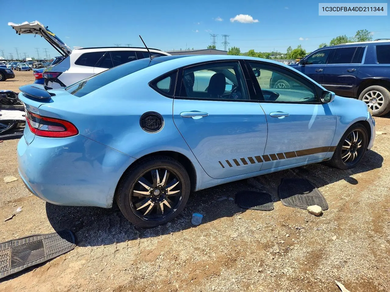 2013 Dodge Dart Sxt VIN: 1C3CDFBA4DD211344 Lot: 56992376