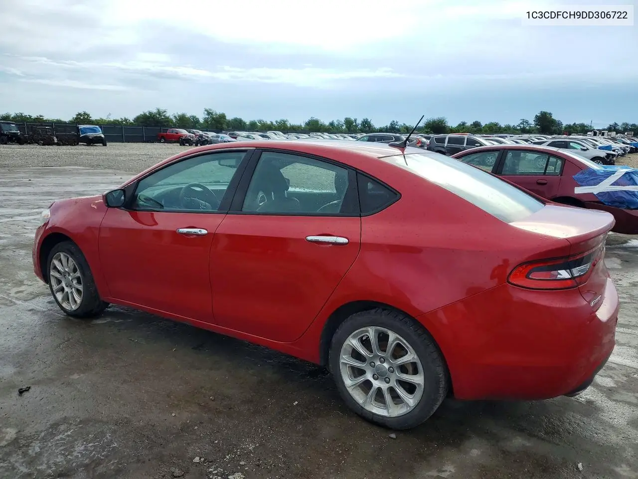 2013 Dodge Dart VIN: 1C3CDFCH9DD306722 Lot: 57173196