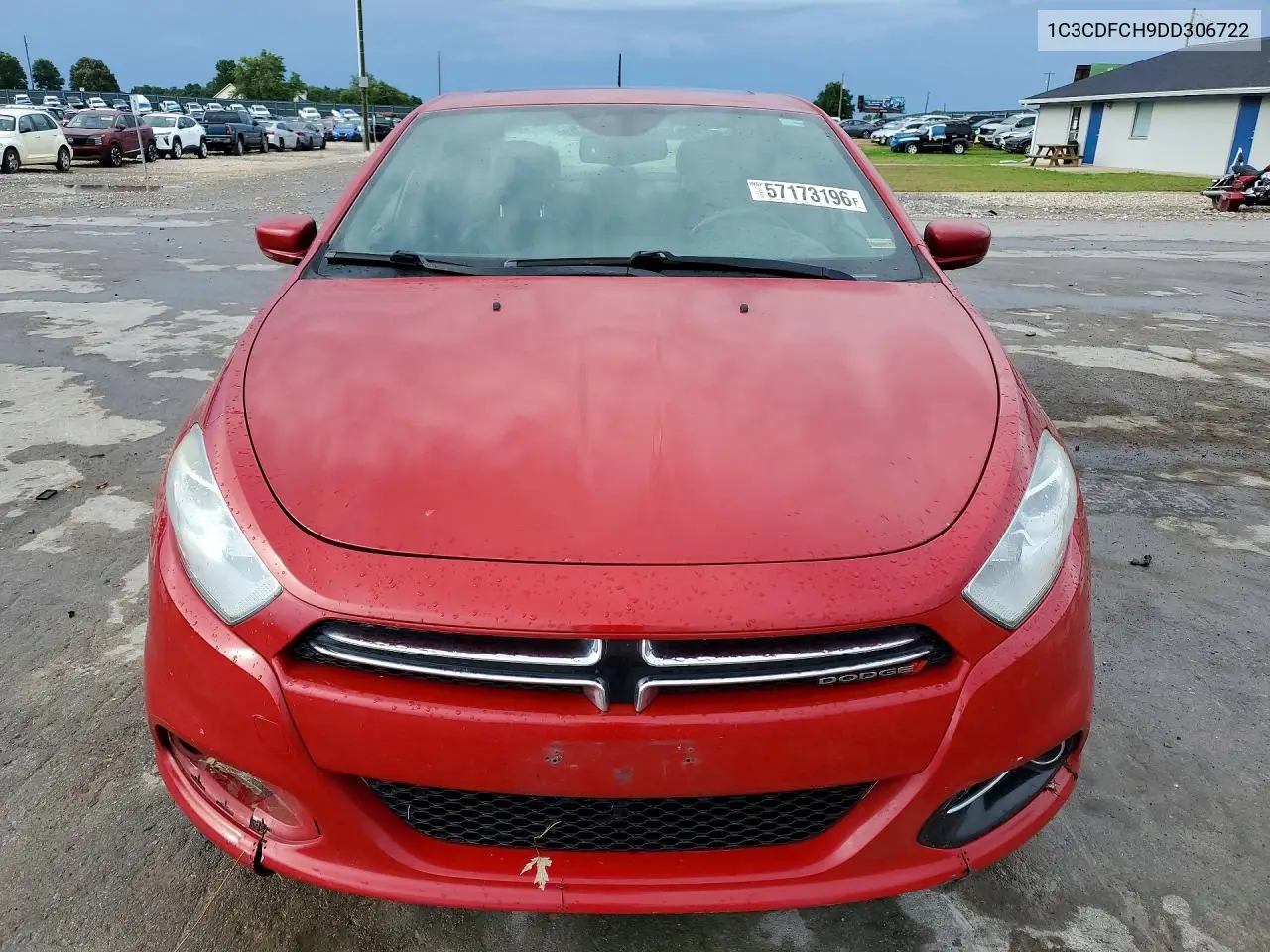 2013 Dodge Dart VIN: 1C3CDFCH9DD306722 Lot: 57173196