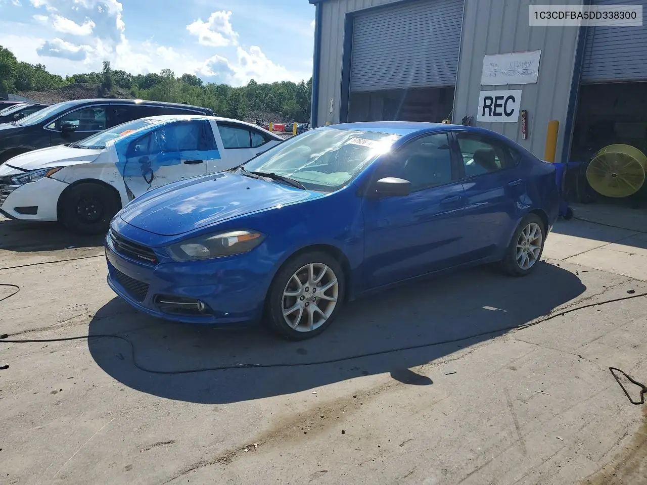 2013 Dodge Dart Sxt VIN: 1C3CDFBA5DD338300 Lot: 57626146