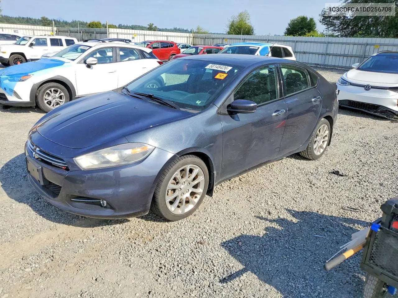 2013 Dodge Dart Limited VIN: 1C3CDFCA1DD256708 Lot: 58148426