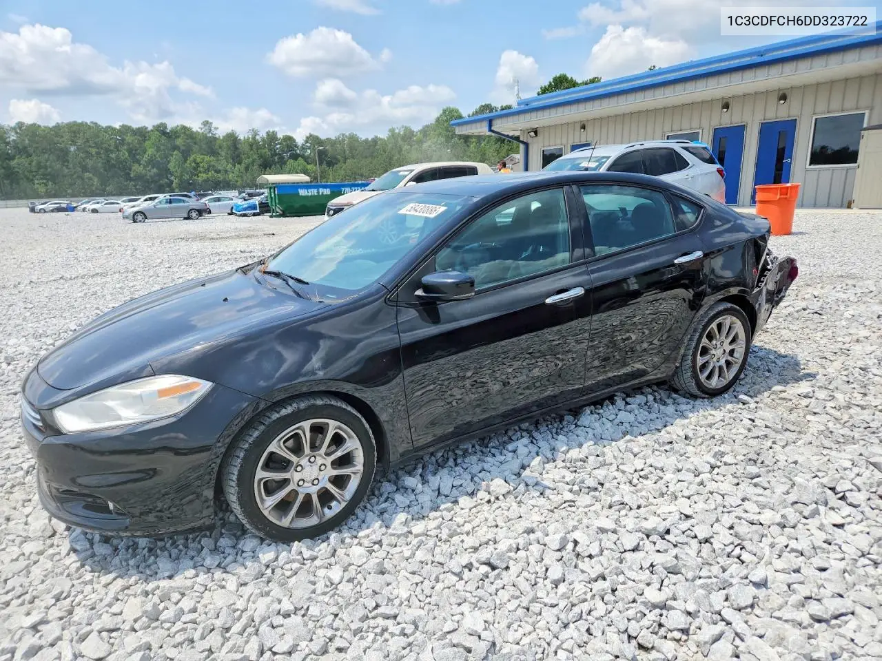 2013 Dodge Dart Limited VIN: 1C3CDFCH6DD323722 Lot: 58430886