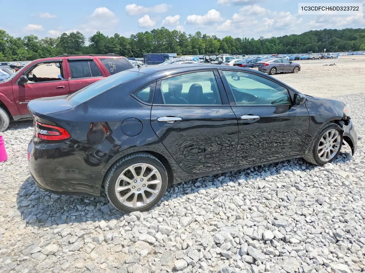 2013 Dodge Dart Limited VIN: 1C3CDFCH6DD323722 Lot: 58430886