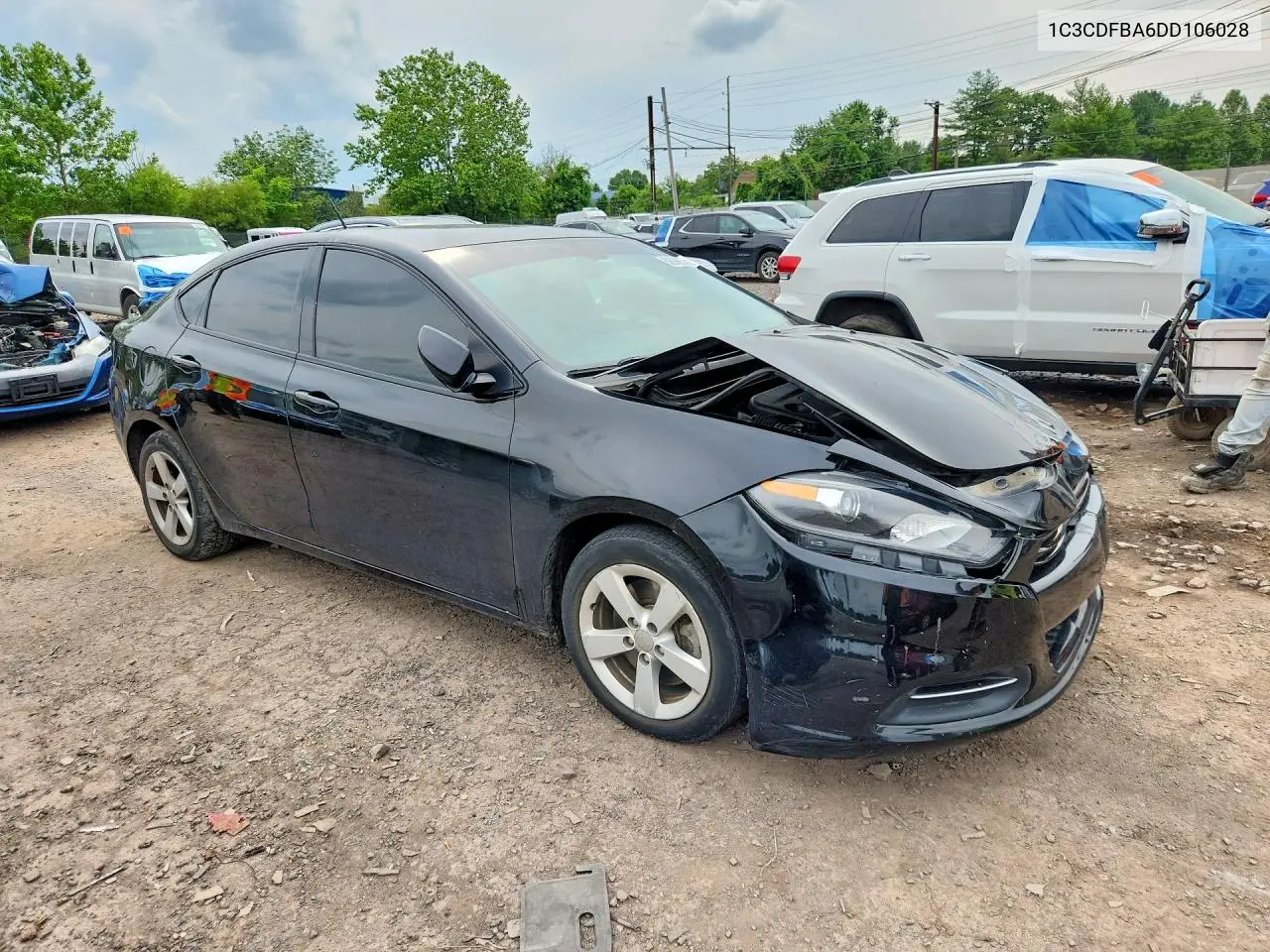 2013 Dodge Dart Sxt VIN: 1C3CDFBA6DD106028 Lot: 58899856