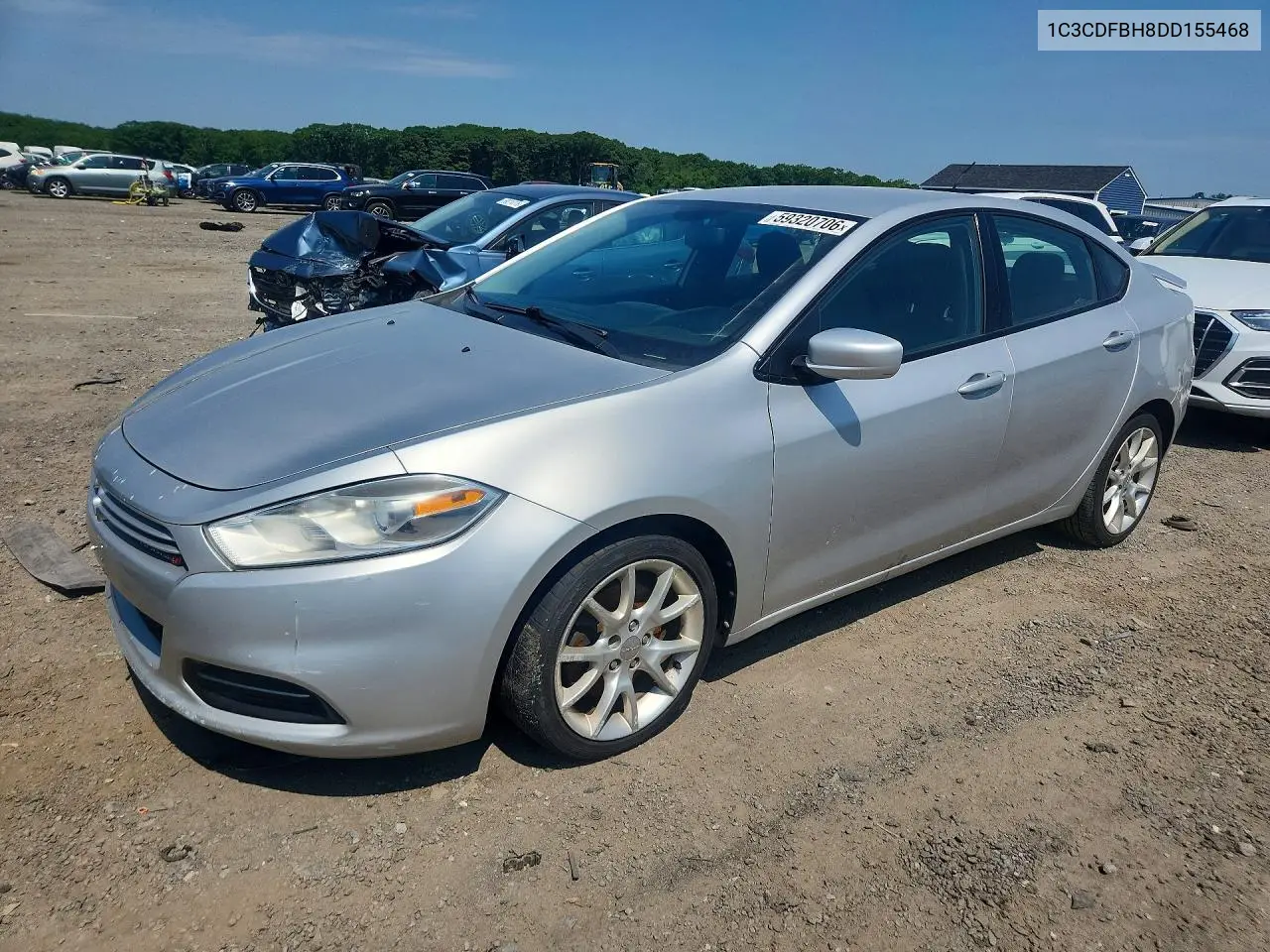 2013 Dodge Dart Sxt VIN: 1C3CDFBH8DD155468 Lot: 59320706