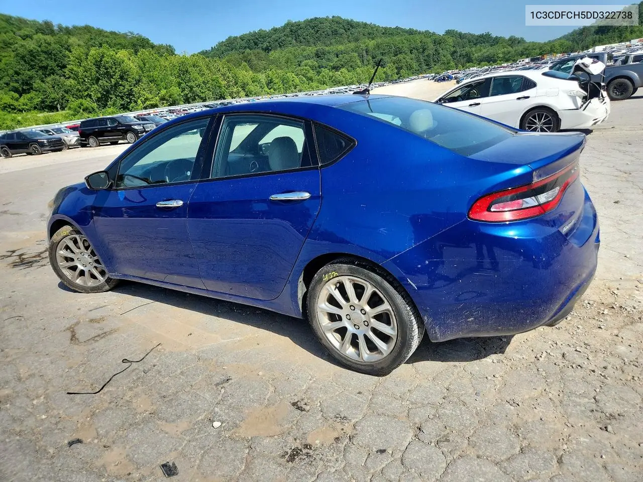 2013 Dodge Dart Limited VIN: 1C3CDFCH5DD322738 Lot: 59349516