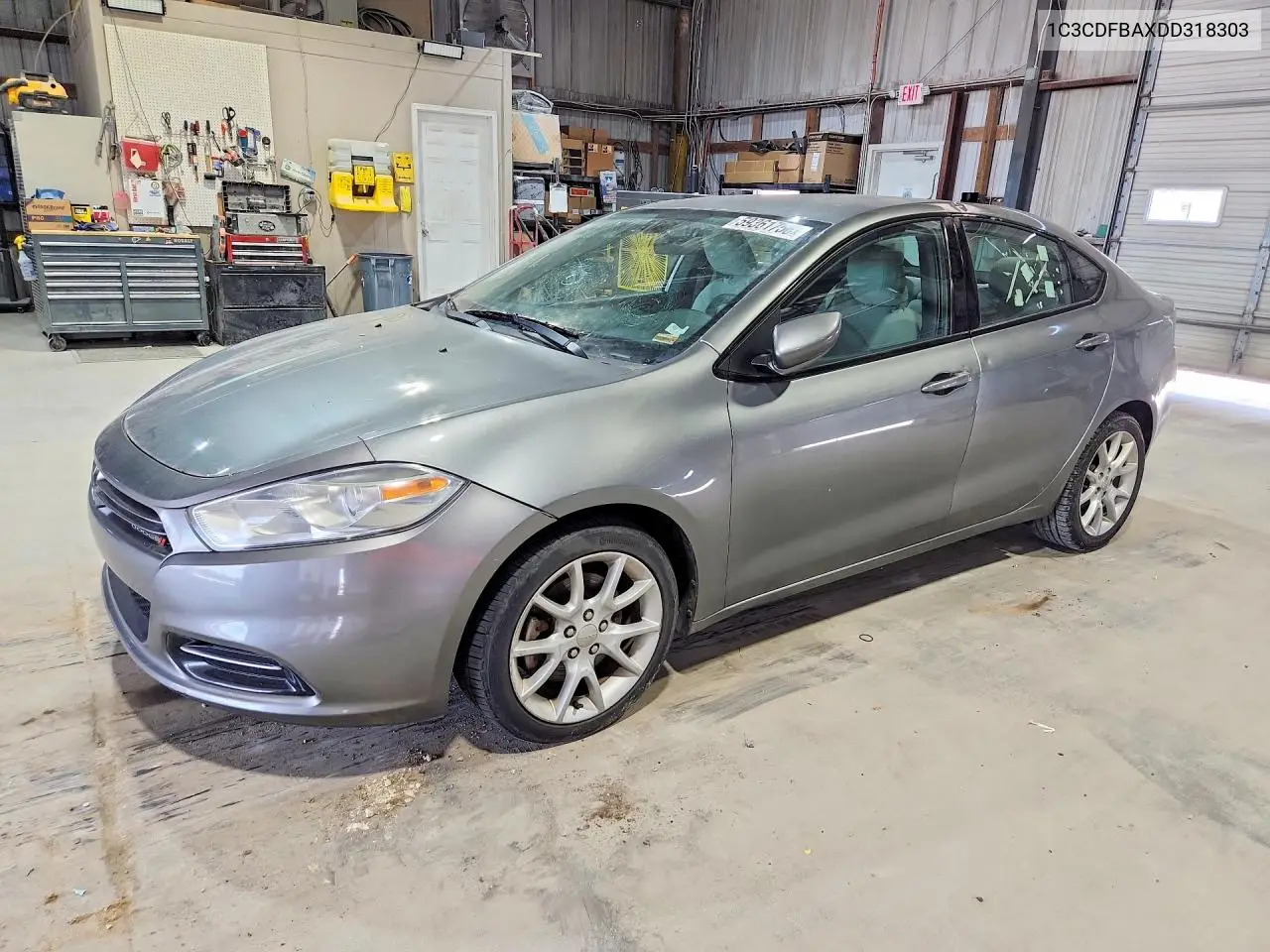 2013 Dodge Dart Sxt VIN: 1C3CDFBAXDD318303 Lot: 59361756