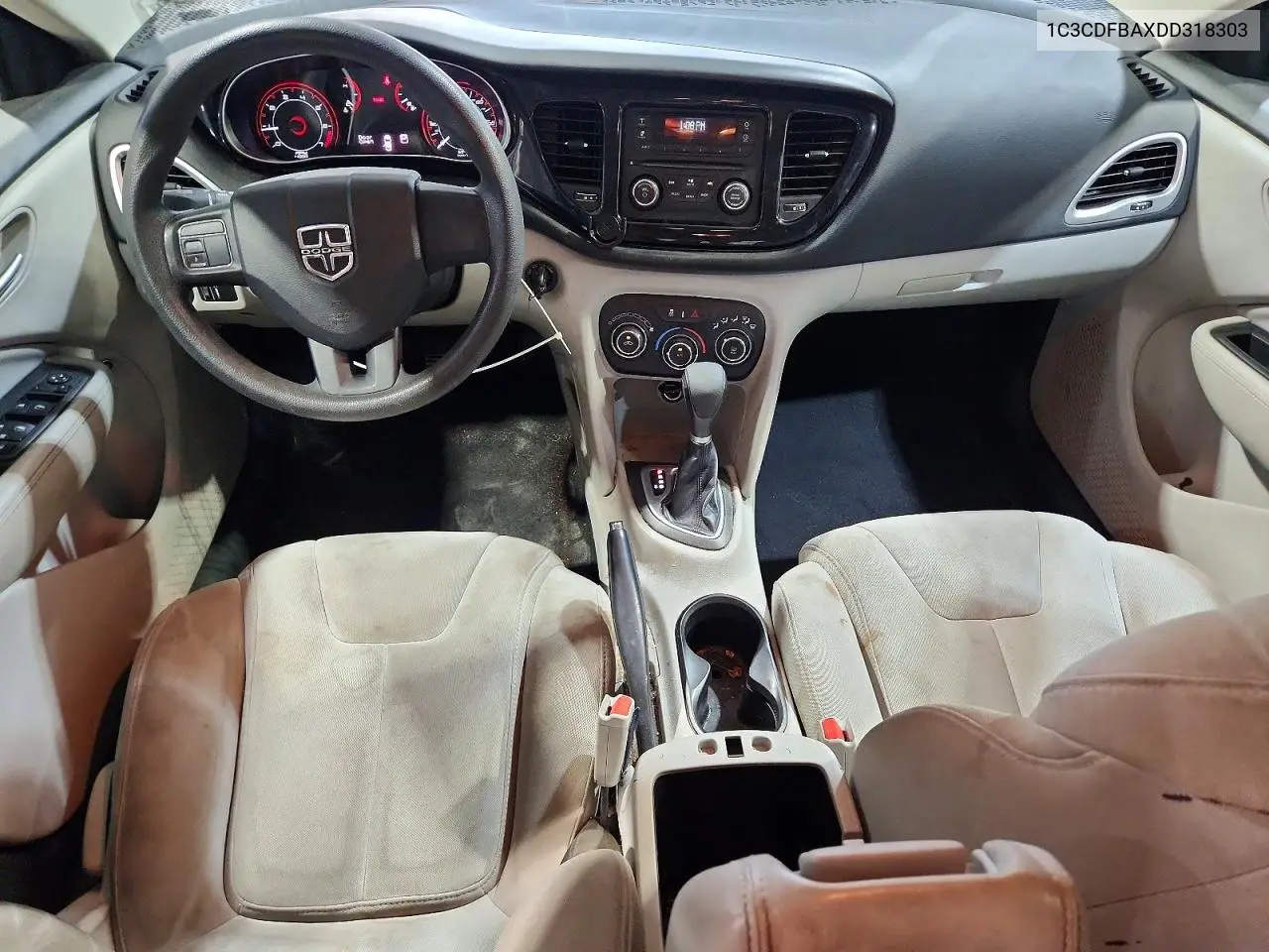 2013 Dodge Dart Sxt VIN: 1C3CDFBAXDD318303 Lot: 59361756