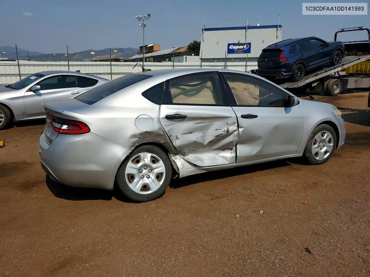 2013 Dodge Dart VIN: 1C3CDFAA1DD141593 Lot: 59386026