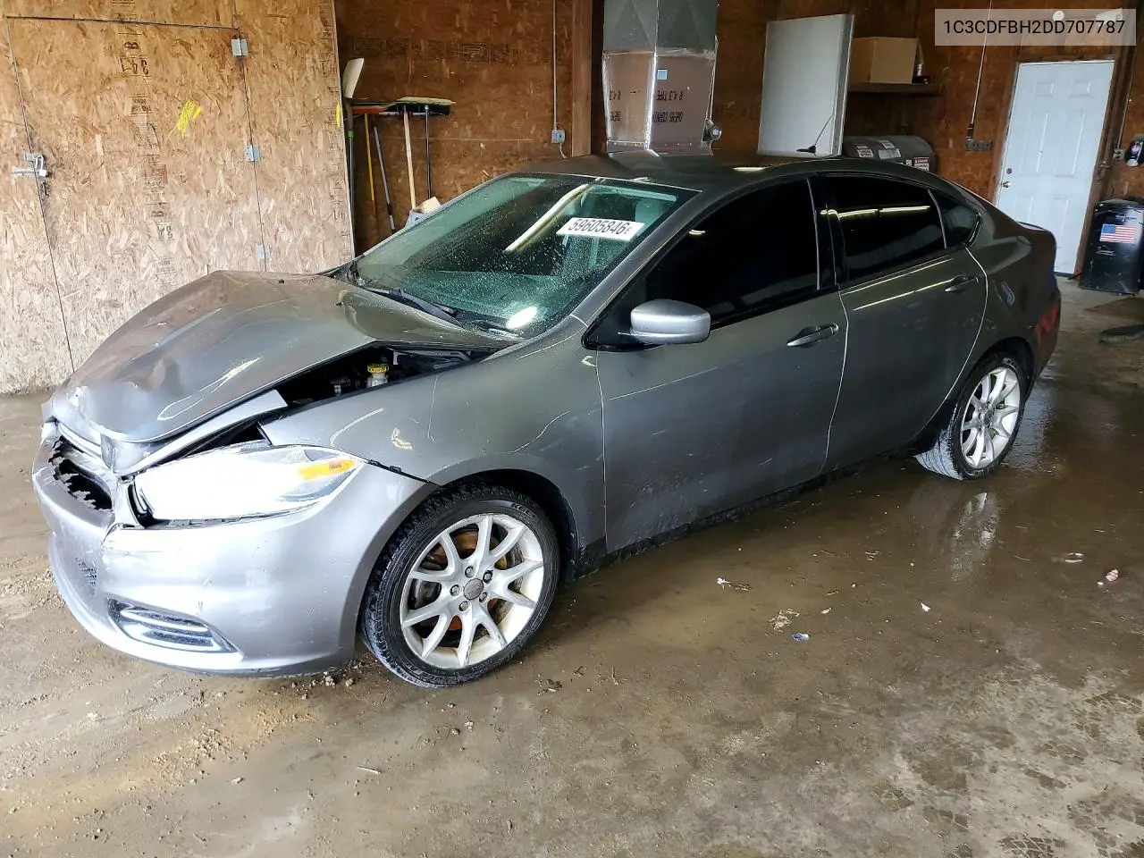 2013 Dodge Dart Sxt VIN: 1C3CDFBH2DD707787 Lot: 59605846