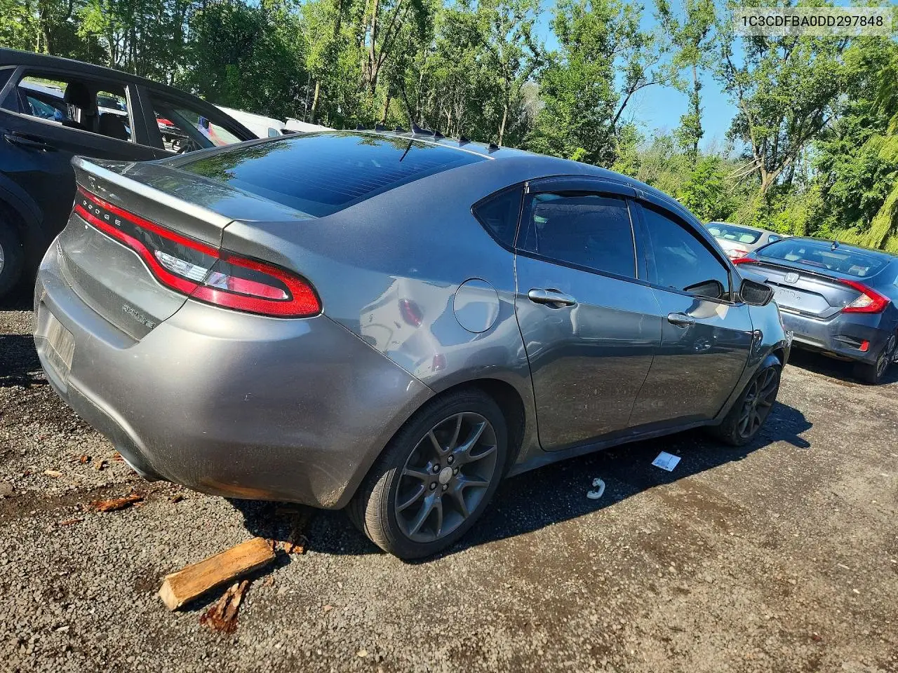 2013 Dodge Dart Sxt VIN: 1C3CDFBA0DD297848 Lot: 59666886