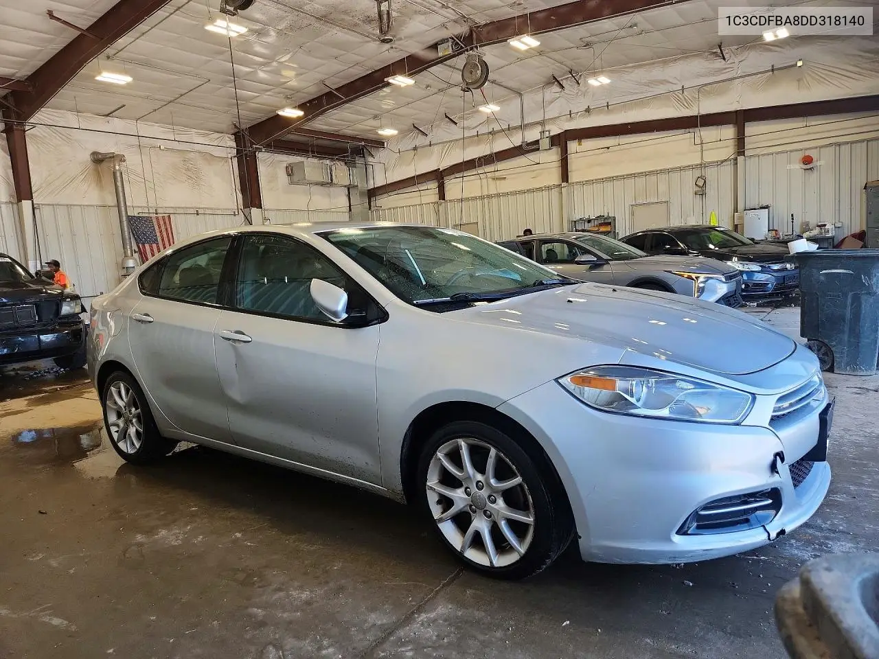2013 Dodge Dart Sxt VIN: 1C3CDFBA8DD318140 Lot: 59810876