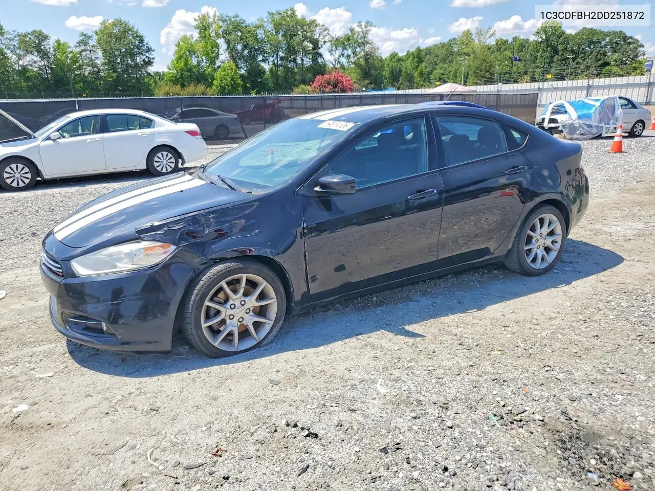 2013 Dodge Dart Sxt VIN: 1C3CDFBH2DD251872 Lot: 59814406