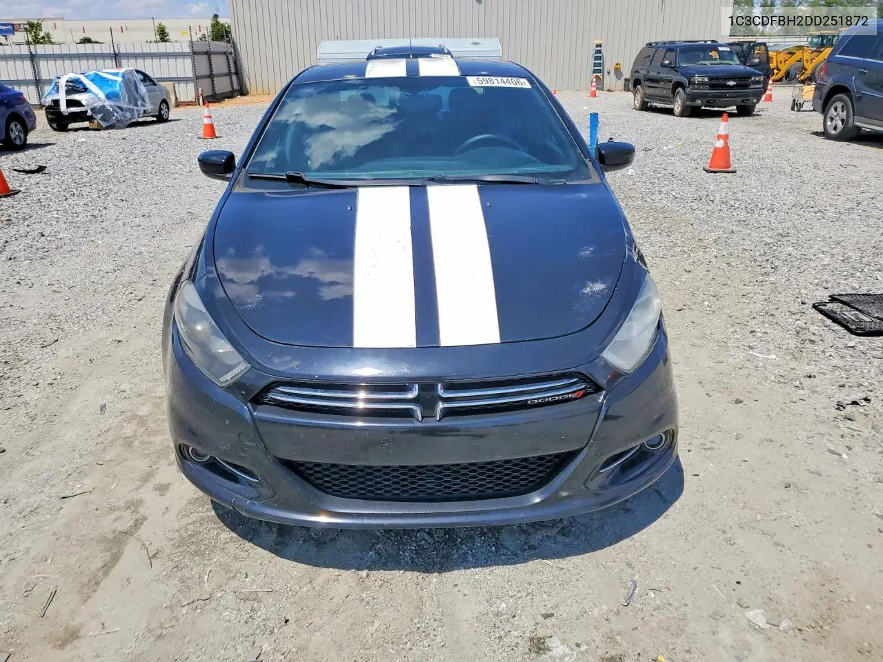2013 Dodge Dart Sxt VIN: 1C3CDFBH2DD251872 Lot: 59814406