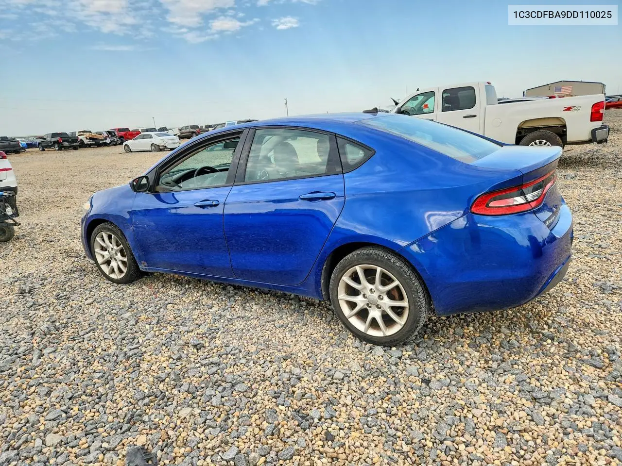2013 Dodge Dart Sxt VIN: 1C3CDFBA9DD110025 Lot: 59846026