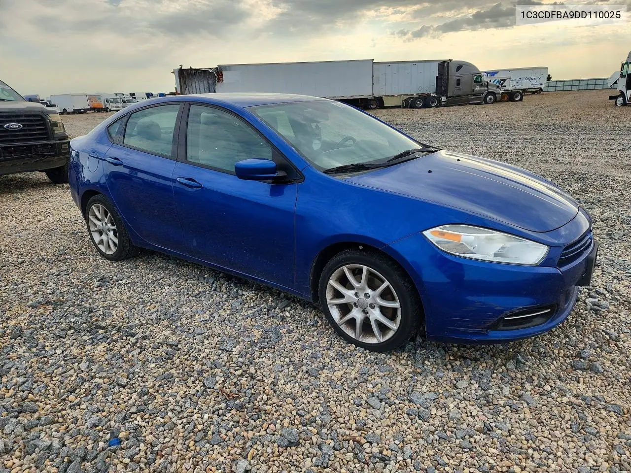 2013 Dodge Dart Sxt VIN: 1C3CDFBA9DD110025 Lot: 59846026