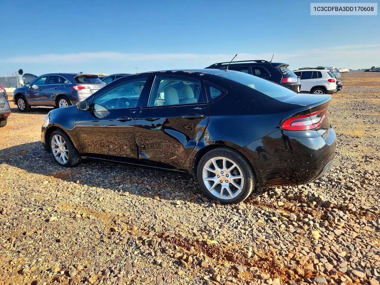 2013 Dodge Dart Sxt VIN: 1C3CDFBA3DD170608 Lot: 59867926