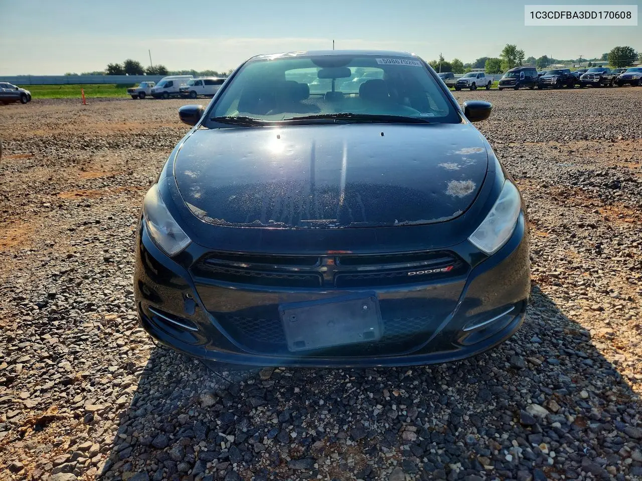2013 Dodge Dart Sxt VIN: 1C3CDFBA3DD170608 Lot: 59867926