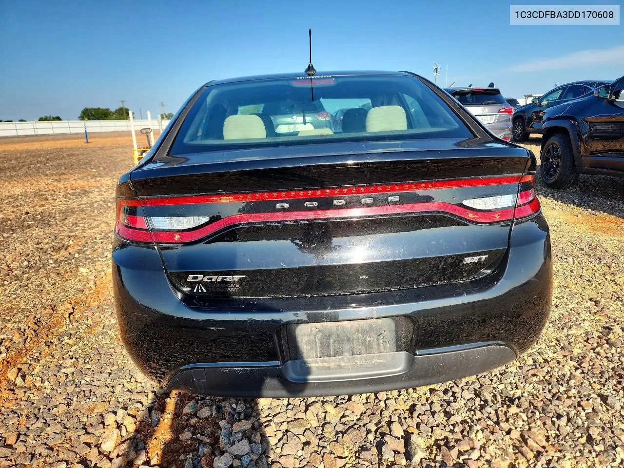 2013 Dodge Dart Sxt VIN: 1C3CDFBA3DD170608 Lot: 59867926