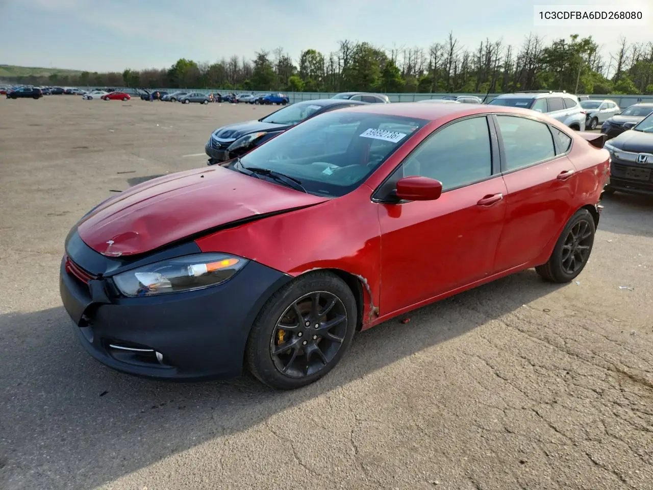 2013 Dodge Dart Sxt VIN: 1C3CDFBA6DD268080 Lot: 59892736
