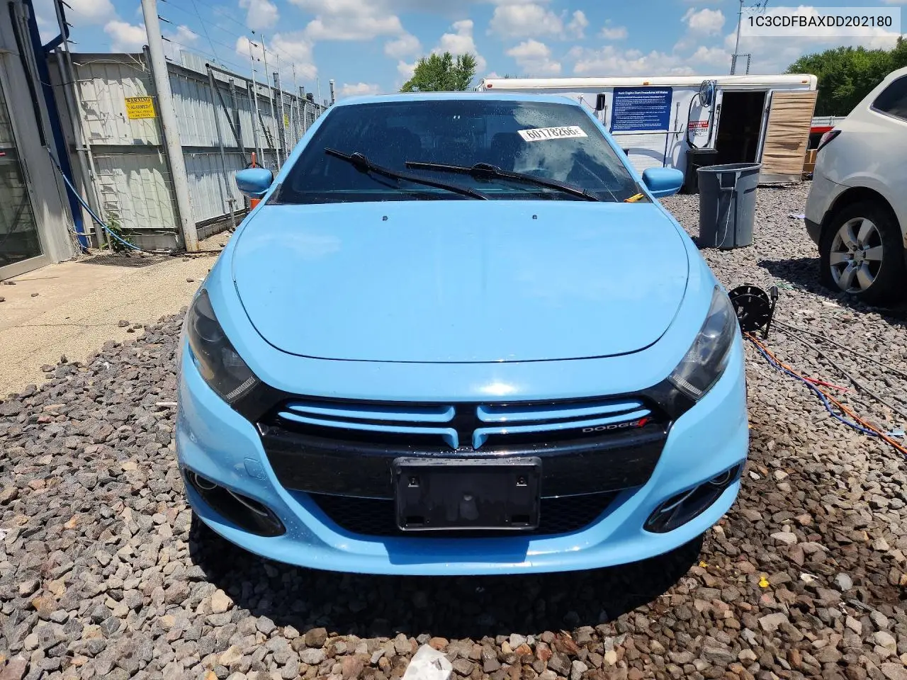 2013 Dodge Dart Sxt VIN: 1C3CDFBAXDD202180 Lot: 60178266