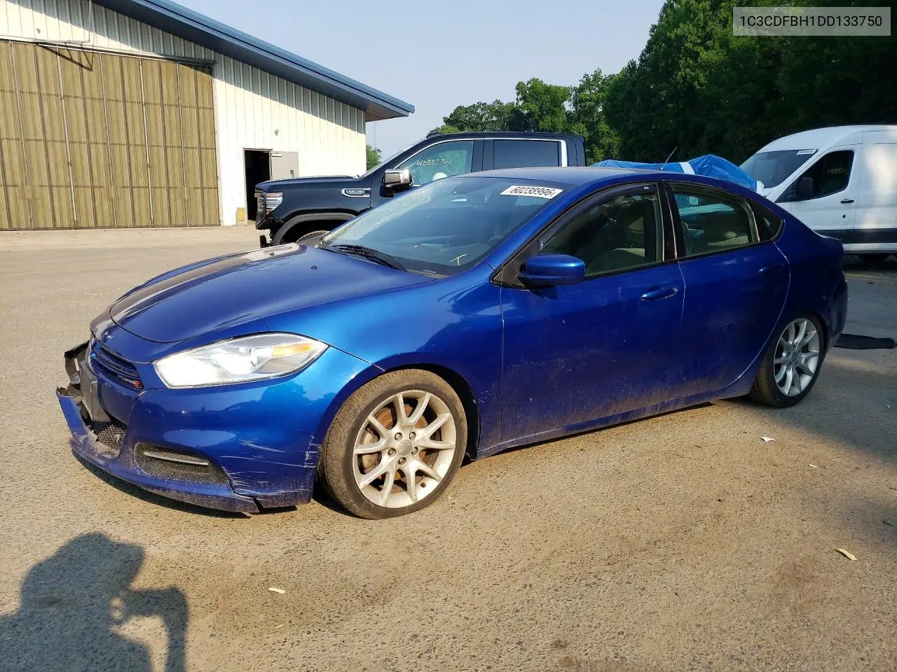2013 Dodge Dart Sxt VIN: 1C3CDFBH1DD133750 Lot: 60238996
