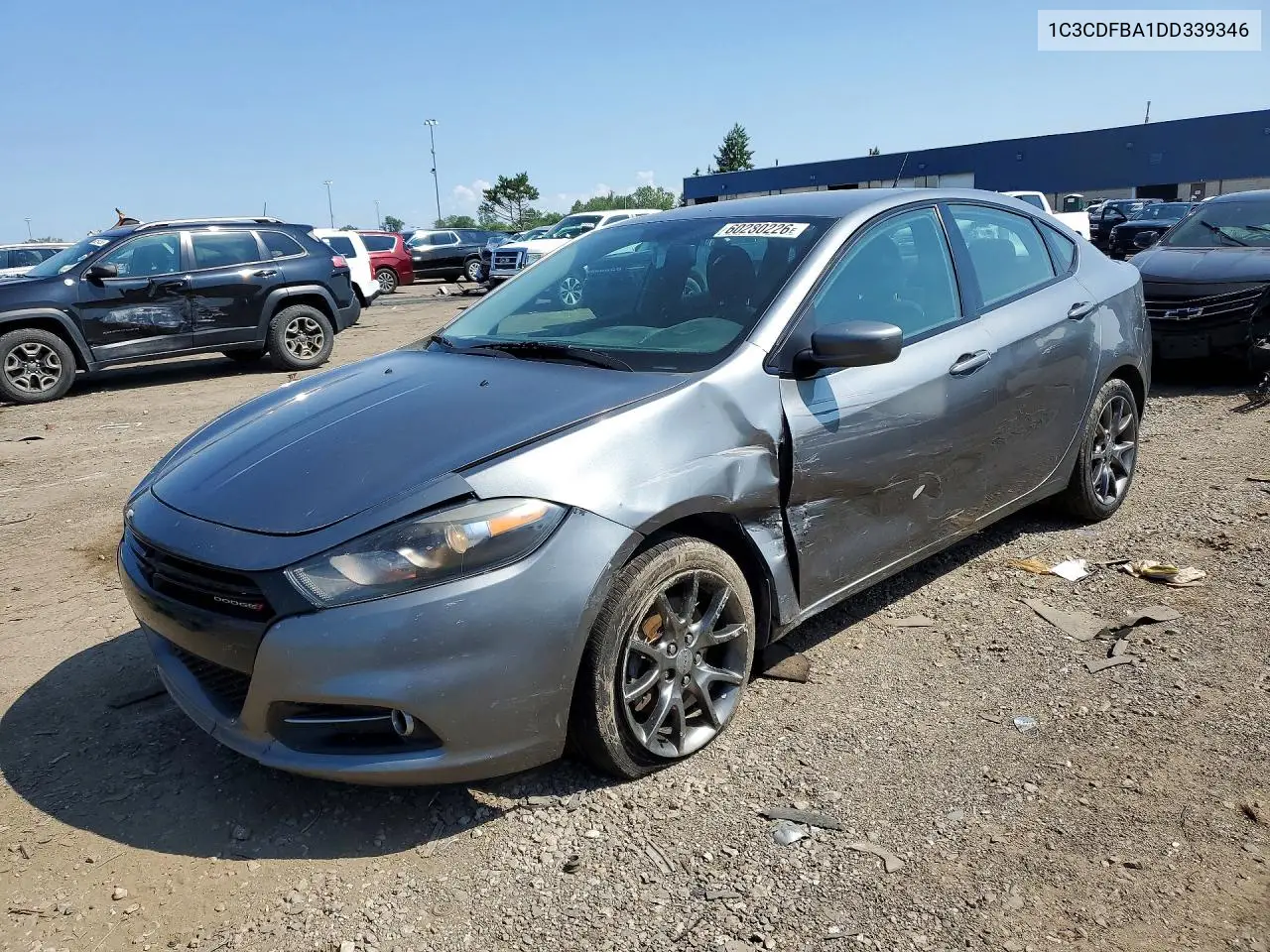 2013 Dodge Dart Sxt VIN: 1C3CDFBA1DD339346 Lot: 60280226