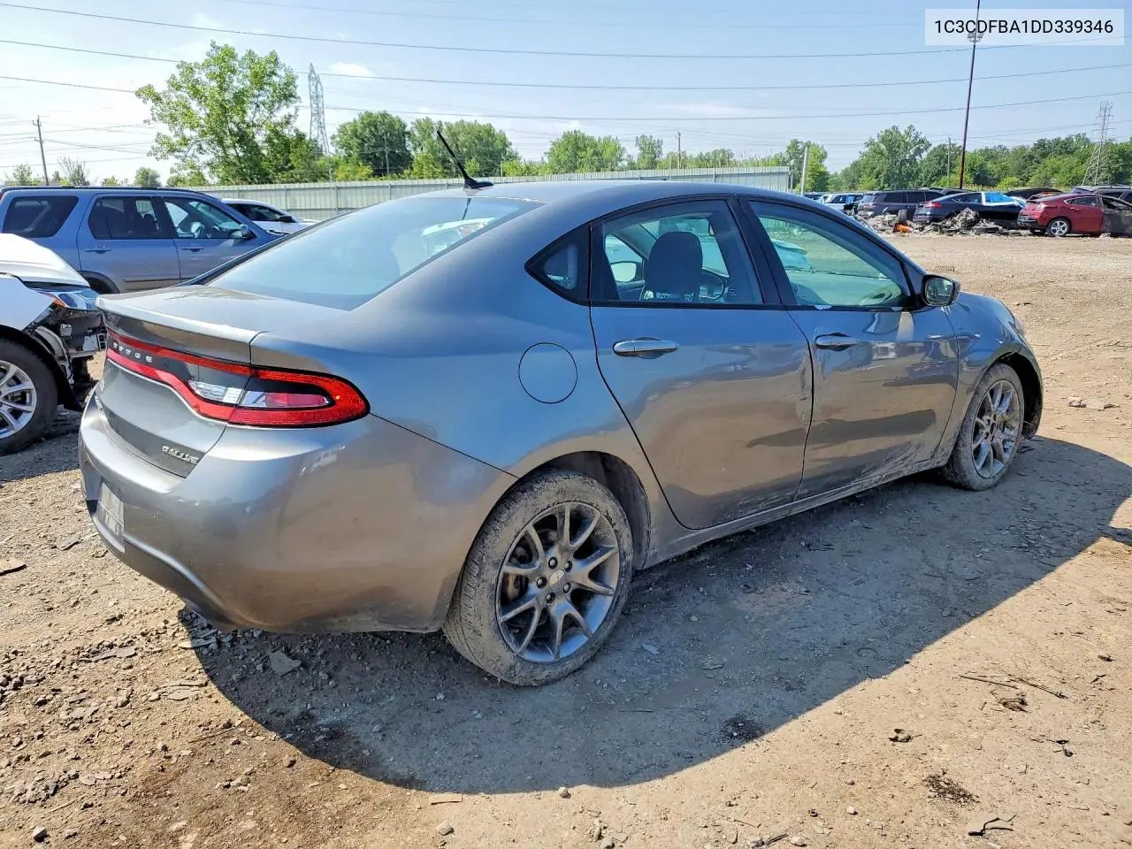 2013 Dodge Dart Sxt VIN: 1C3CDFBA1DD339346 Lot: 60280226