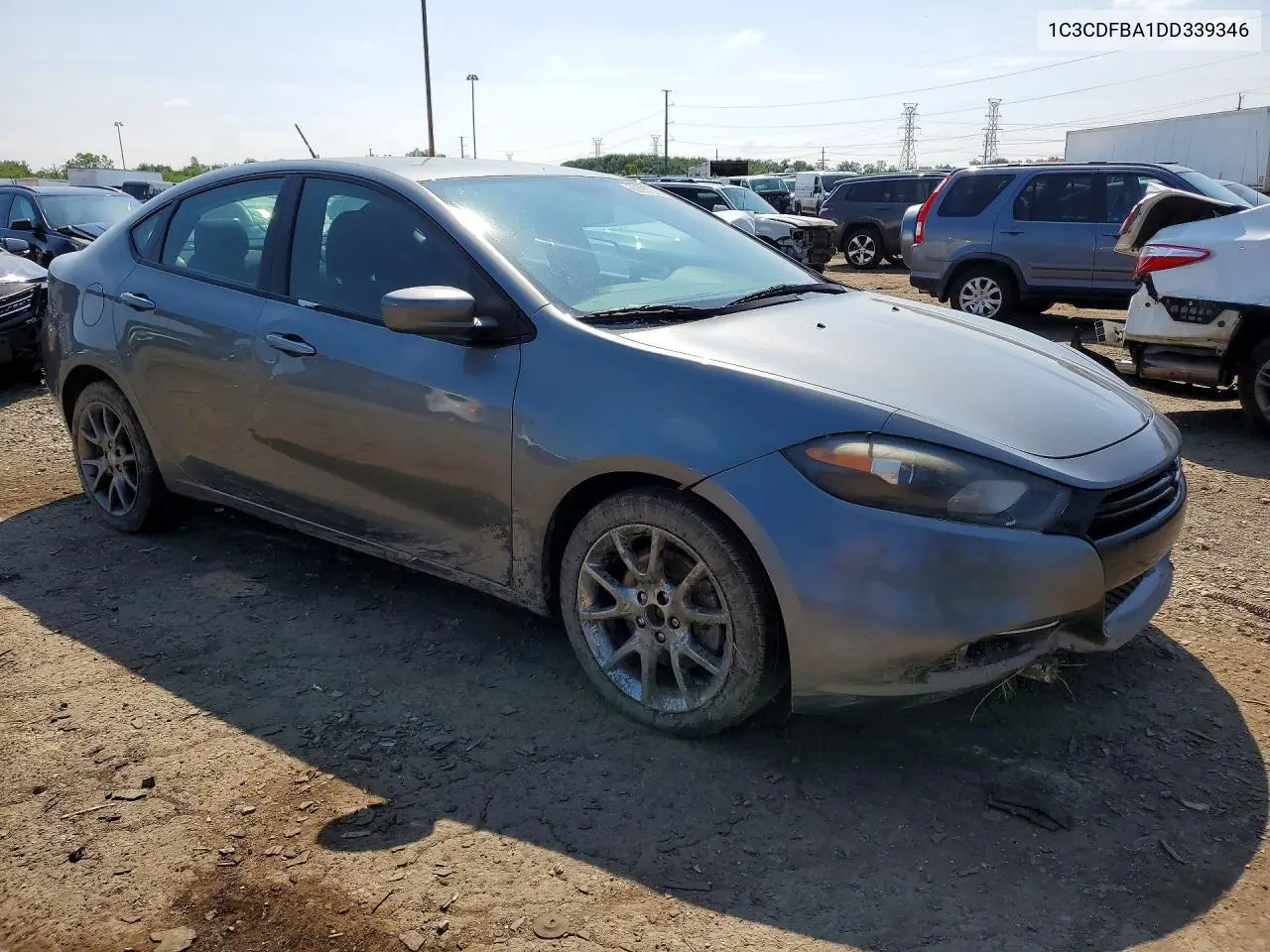 2013 Dodge Dart Sxt VIN: 1C3CDFBA1DD339346 Lot: 60280226