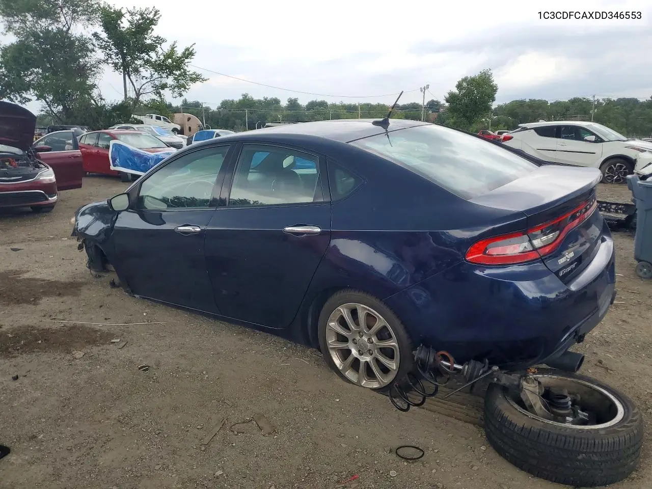 2013 Dodge Dart Limited VIN: 1C3CDFCAXDD346553 Lot: 60301066