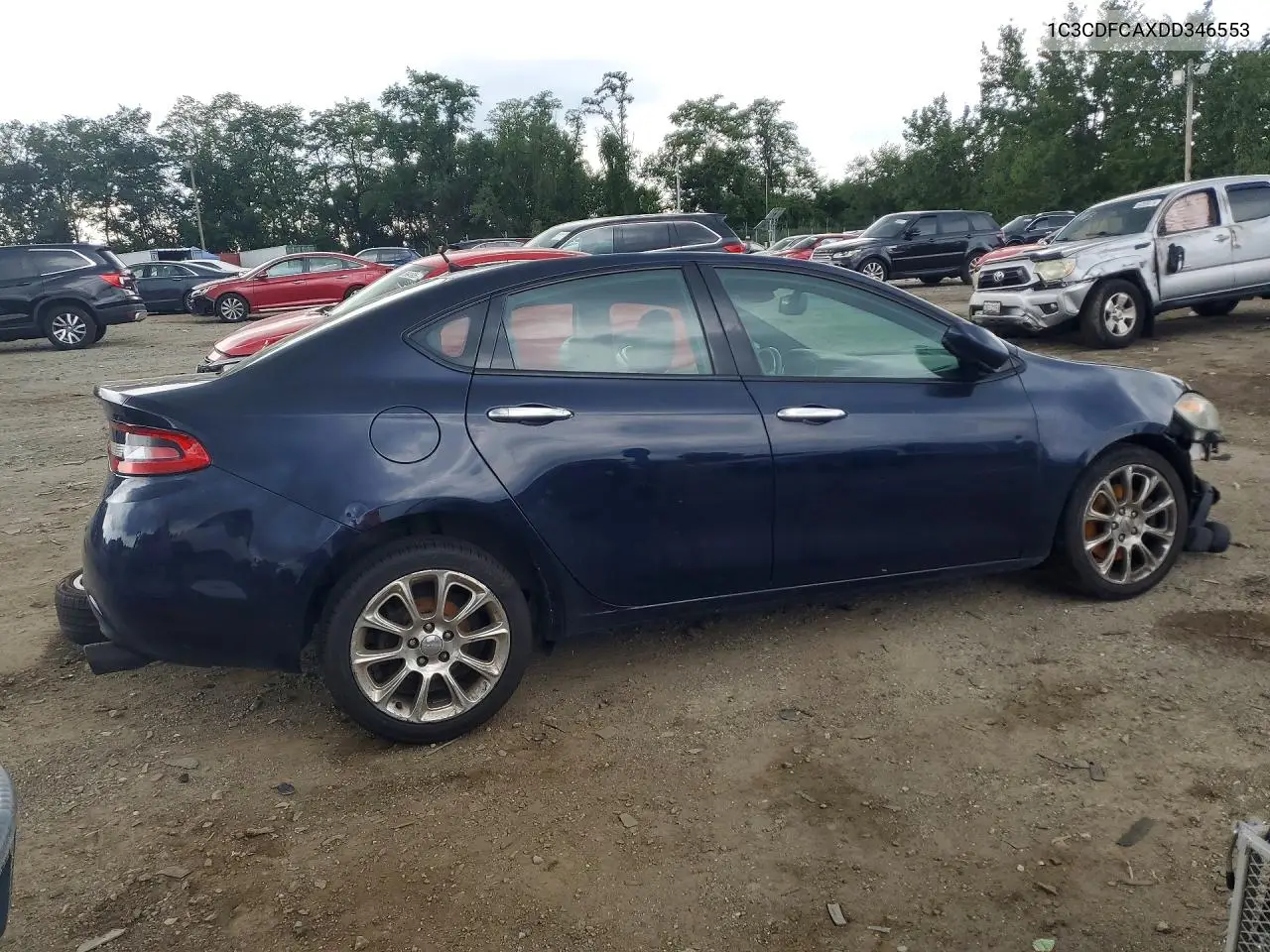 2013 Dodge Dart Limited VIN: 1C3CDFCAXDD346553 Lot: 60301066