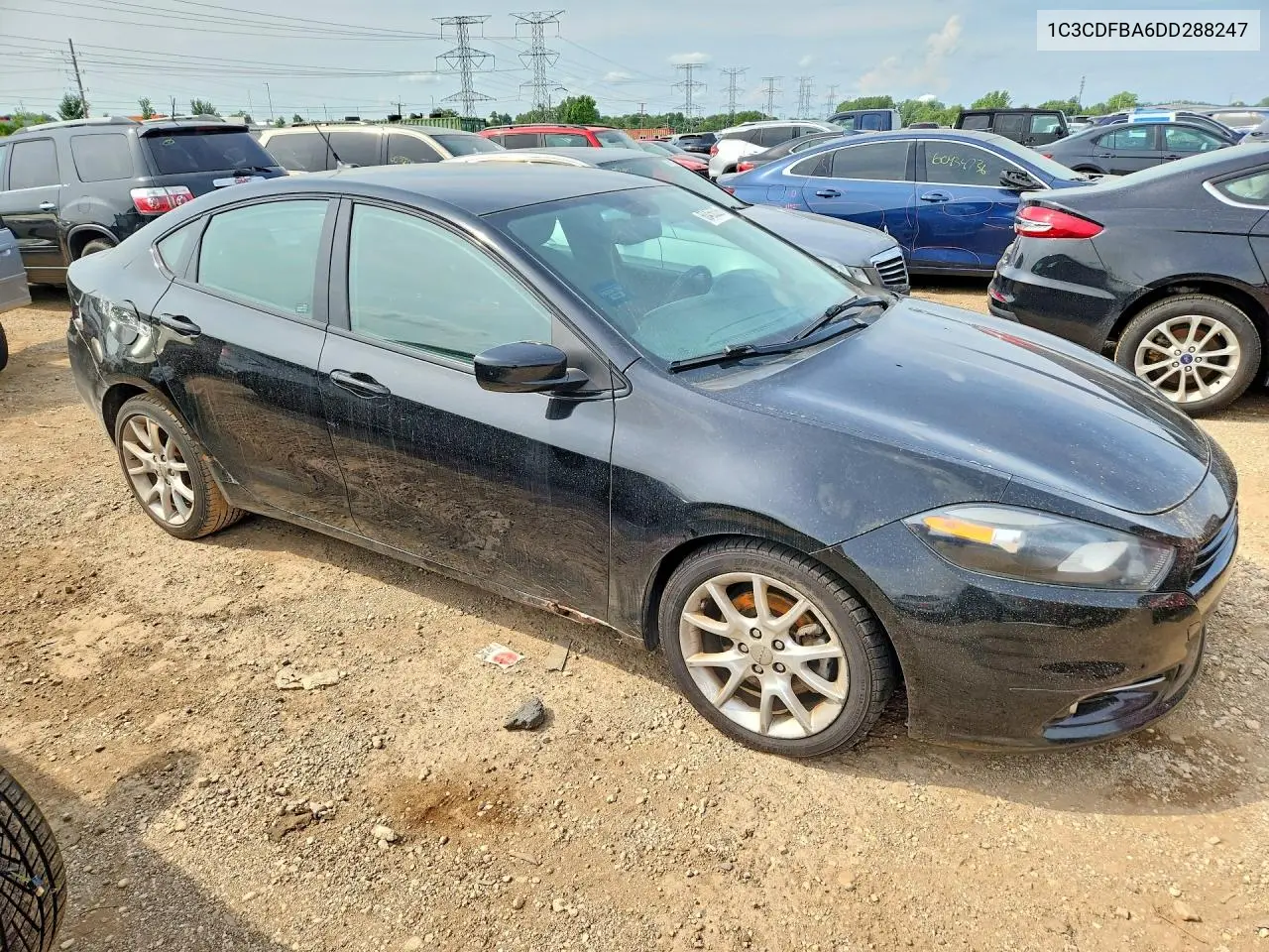 2013 Dodge Dart Sxt VIN: 1C3CDFBA6DD288247 Lot: 60456326