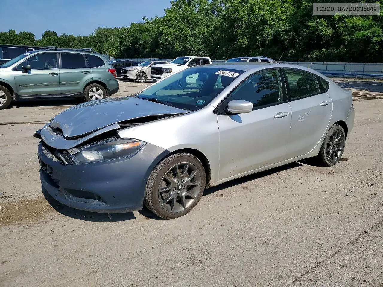 2013 Dodge Dart Sxt VIN: 1C3CDFBA7DD335849 Lot: 60477156
