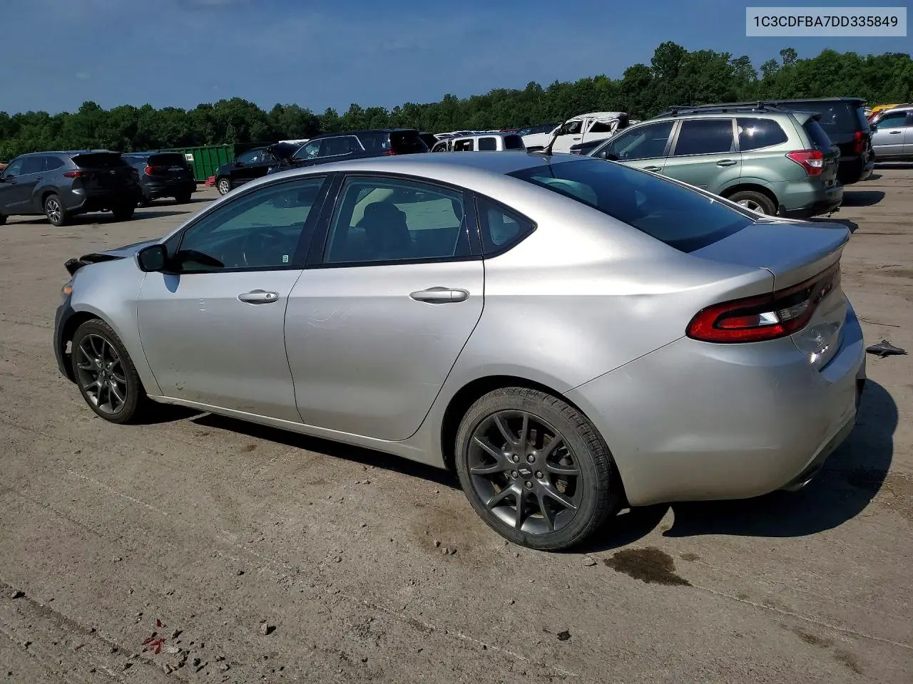 2013 Dodge Dart Sxt VIN: 1C3CDFBA7DD335849 Lot: 60477156