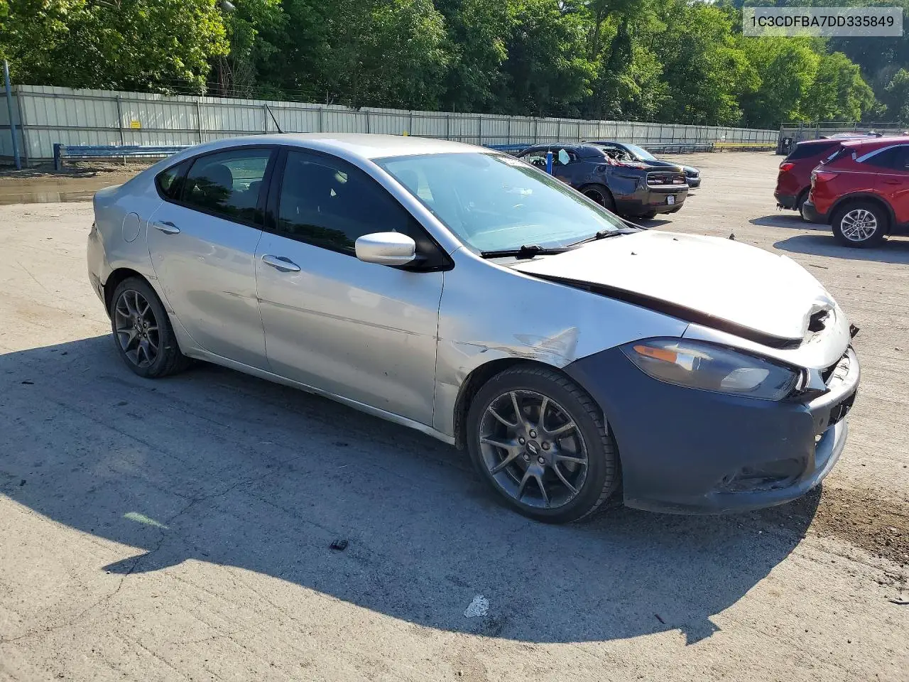 2013 Dodge Dart Sxt VIN: 1C3CDFBA7DD335849 Lot: 60477156
