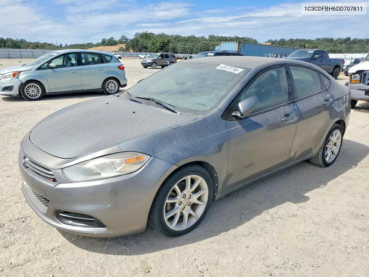 2013 Dodge Dart Sxt VIN: 1C3CDFBH6DD707811 Lot: 60673796