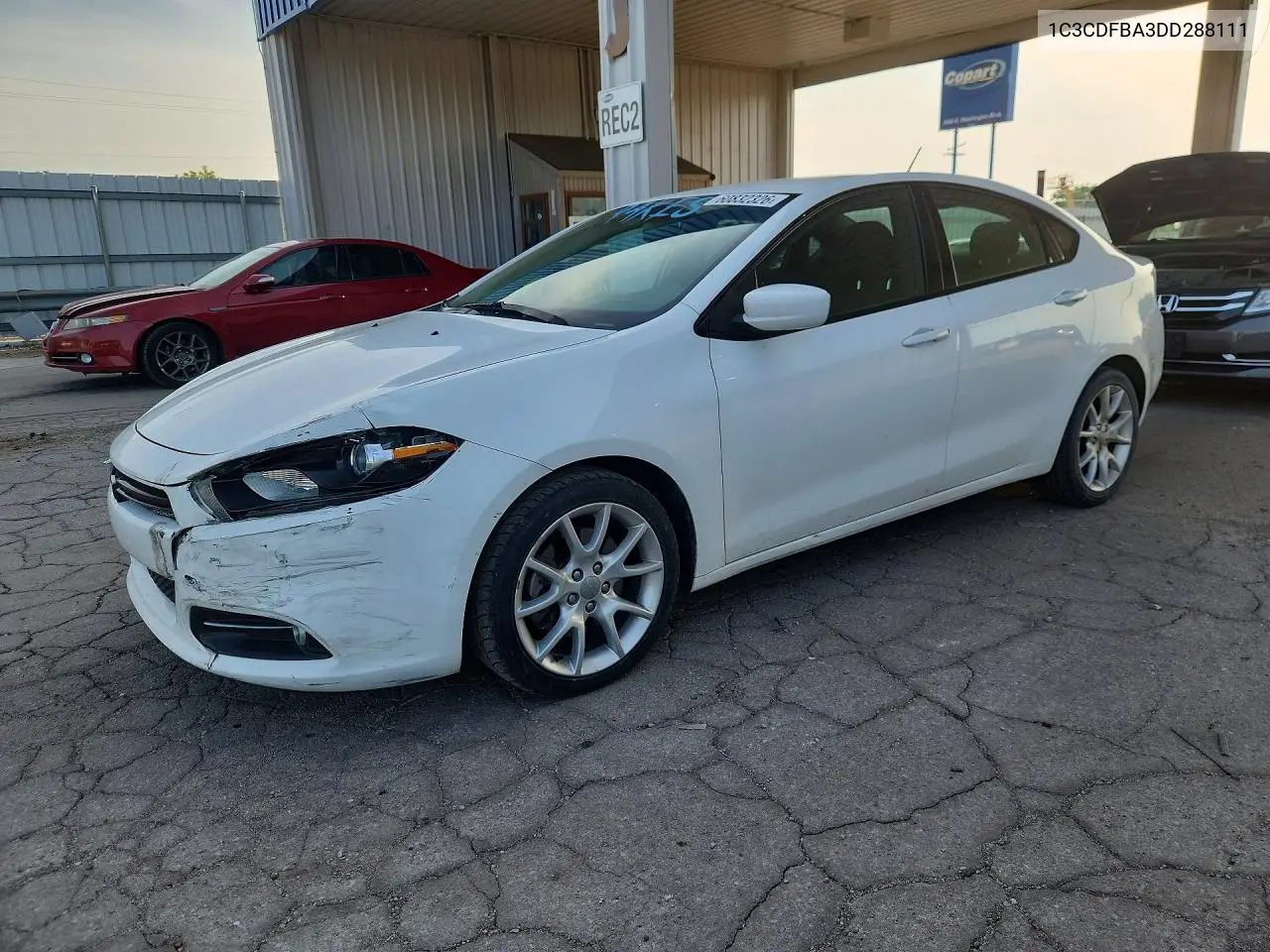 2013 Dodge Dart Sxt VIN: 1C3CDFBA3DD288111 Lot: 60832326