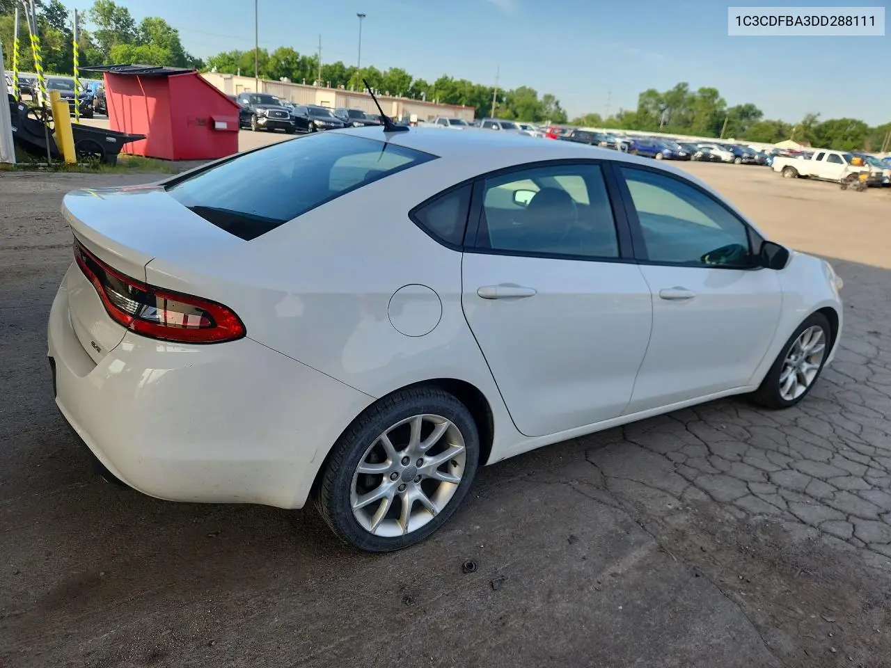 2013 Dodge Dart Sxt VIN: 1C3CDFBA3DD288111 Lot: 60832326