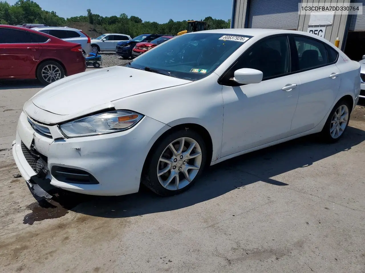 2013 Dodge Dart Sxt VIN: 1C3CDFBA7DD330764 Lot: 60837926