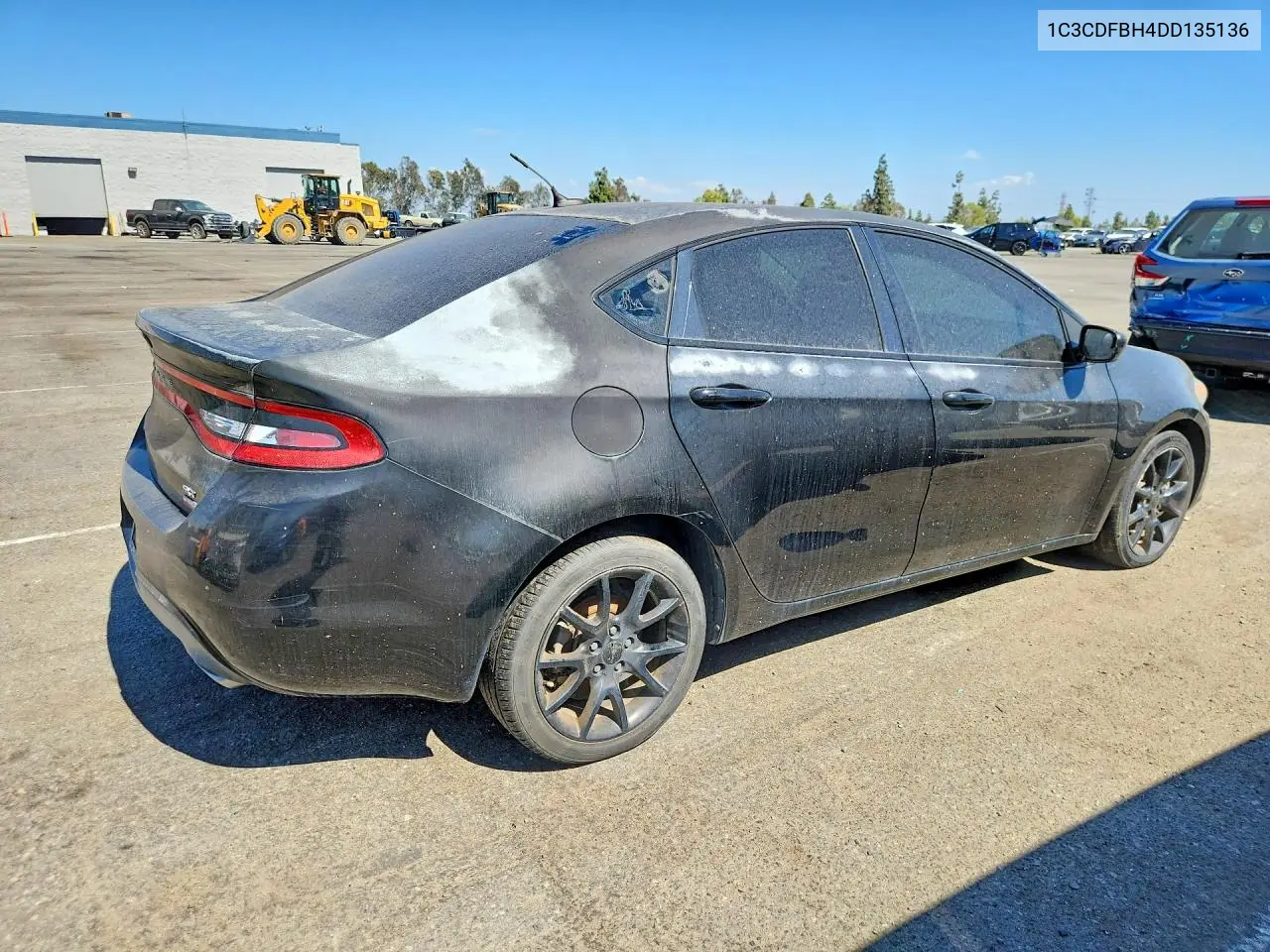 2013 Dodge Dart Sxt VIN: 1C3CDFBH4DD135136 Lot: 60999206