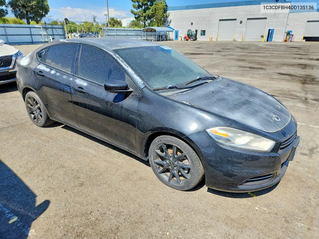 2013 Dodge Dart Sxt VIN: 1C3CDFBH4DD135136 Lot: 60999206