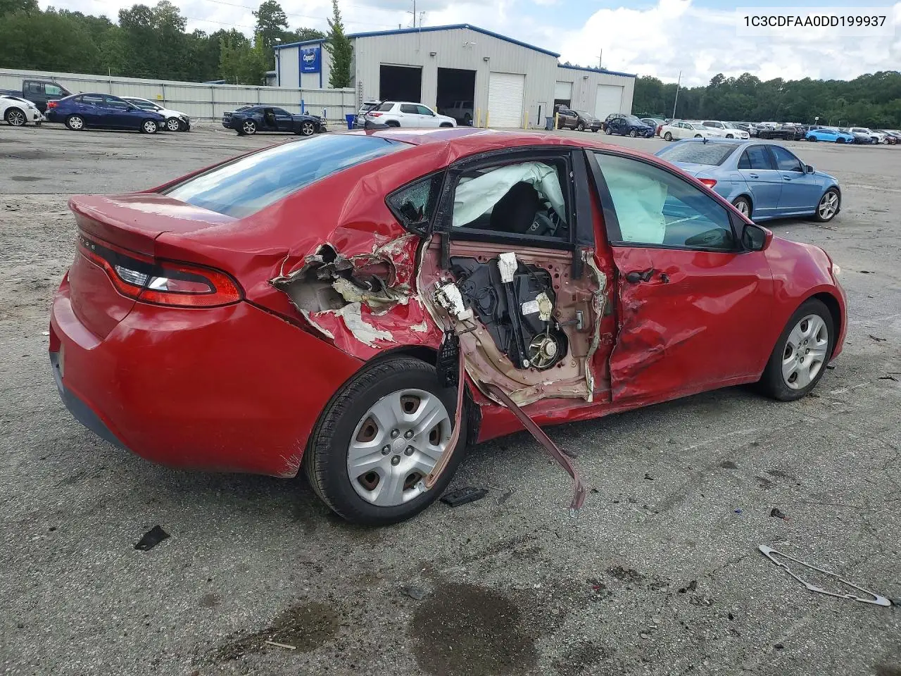2013 Dodge Dart Se VIN: 1C3CDFAA0DD199937 Lot: 61104326