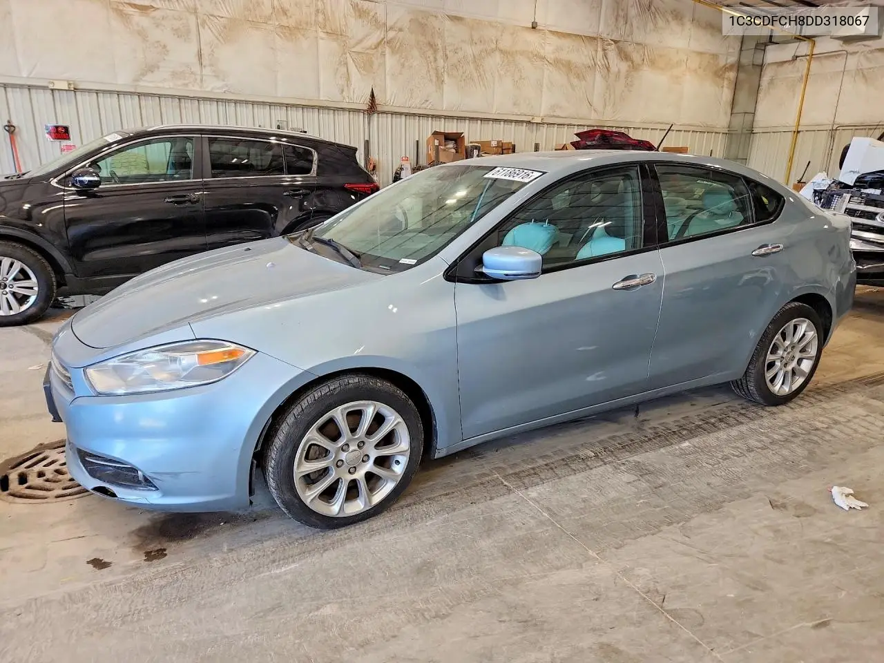 2013 Dodge Dart Limited VIN: 1C3CDFCH8DD318067 Lot: 61186916