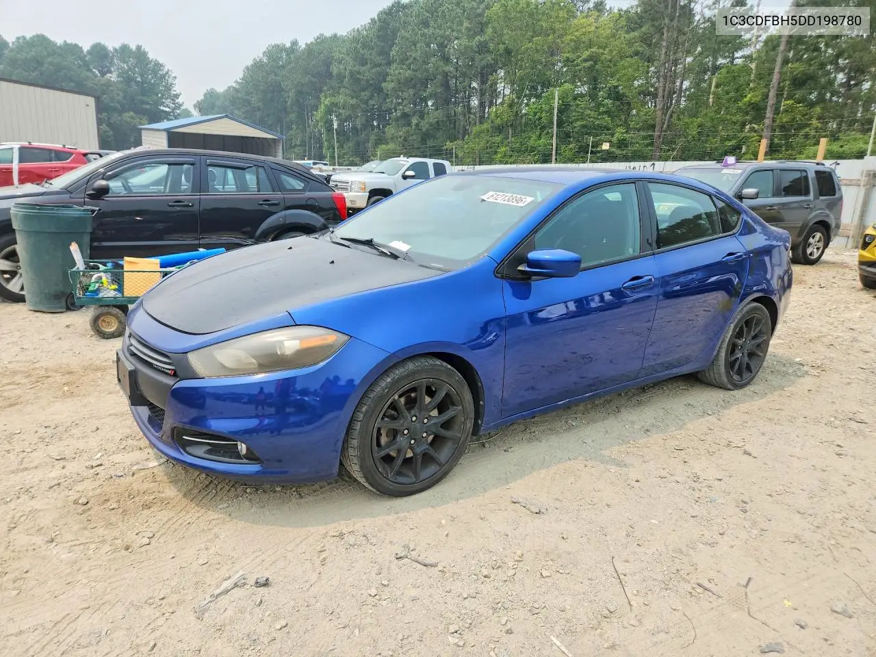 2013 Dodge Dart Sxt VIN: 1C3CDFBH5DD198780 Lot: 61213896