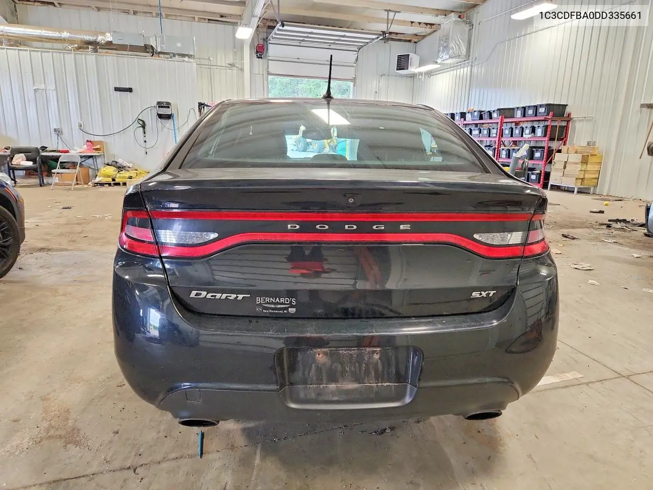 2013 Dodge Dart Sxt VIN: 1C3CDFBA0DD335661 Lot: 61339966
