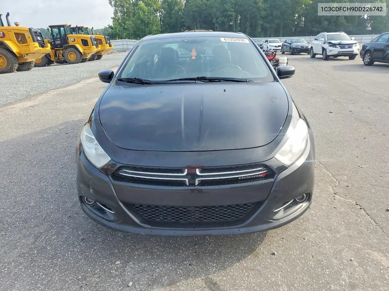 2013 Dodge Dart Limited VIN: 1C3CDFCH9DD226742 Lot: 61352896