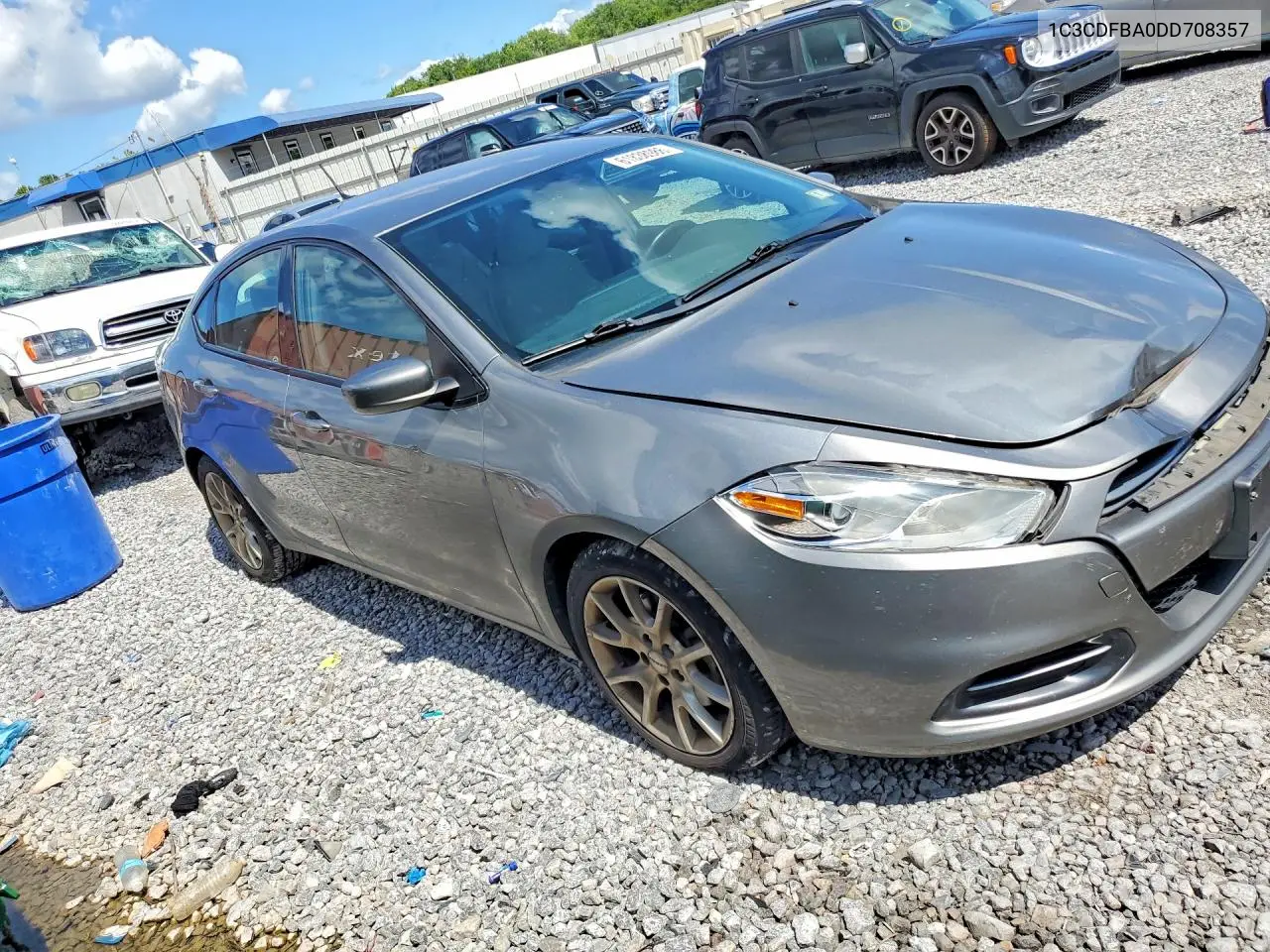2013 Dodge Dart Sxt VIN: 1C3CDFBA0DD708357 Lot: 61838986