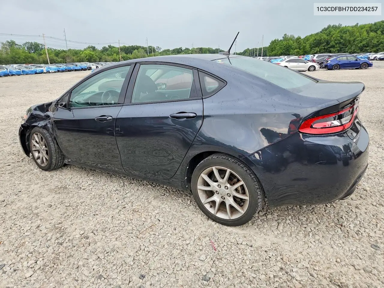 2013 Dodge Dart Sxt VIN: 1C3CDFBH7DD234257 Lot: 61964856