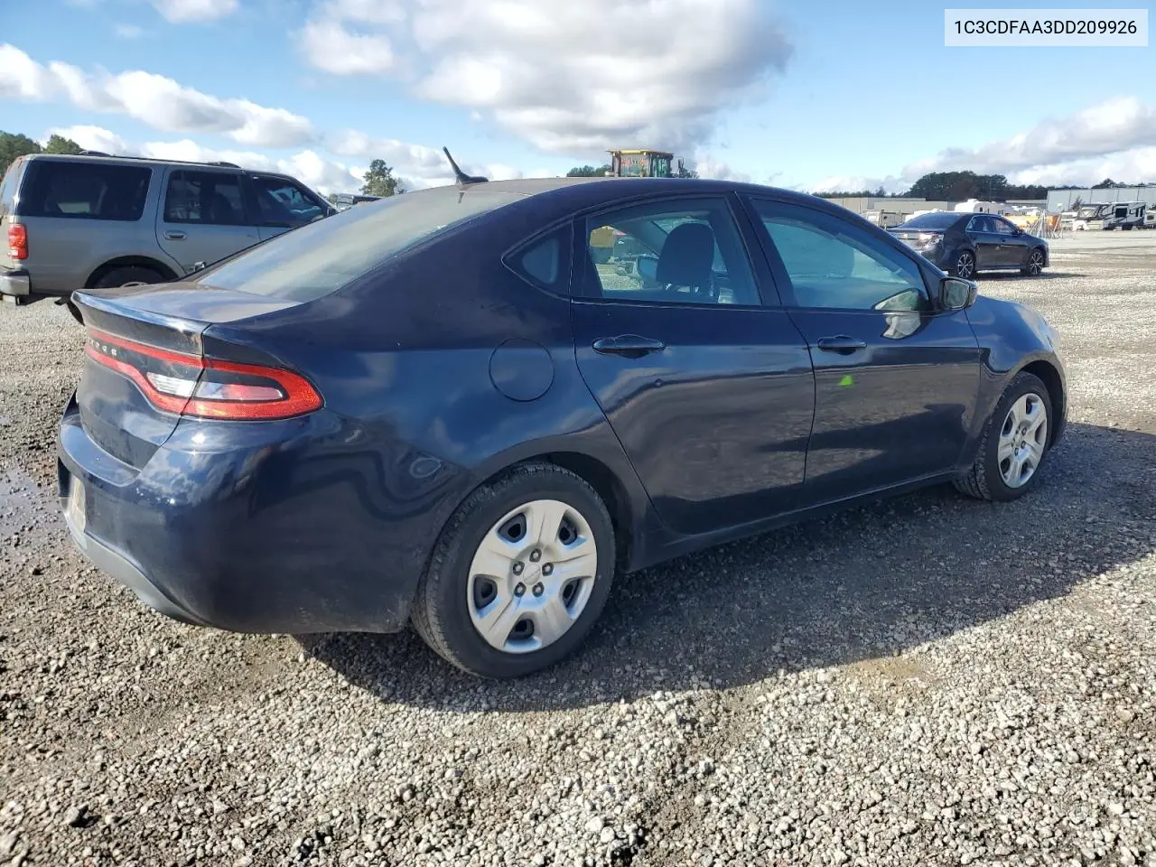 1C3CDFAA3DD209926 2013 Dodge Dart Se